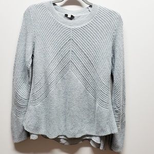 Lucky Brand Blue Wool Cashmerel Sweater Sz Large